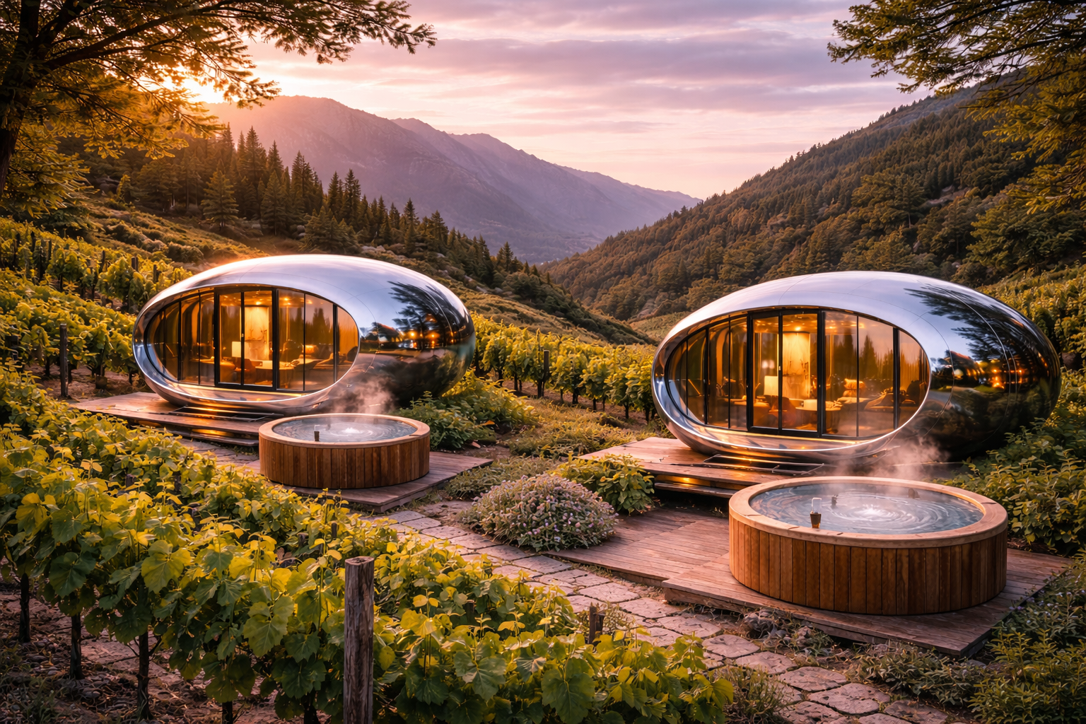 Darsalia Kakheti mirror cabin